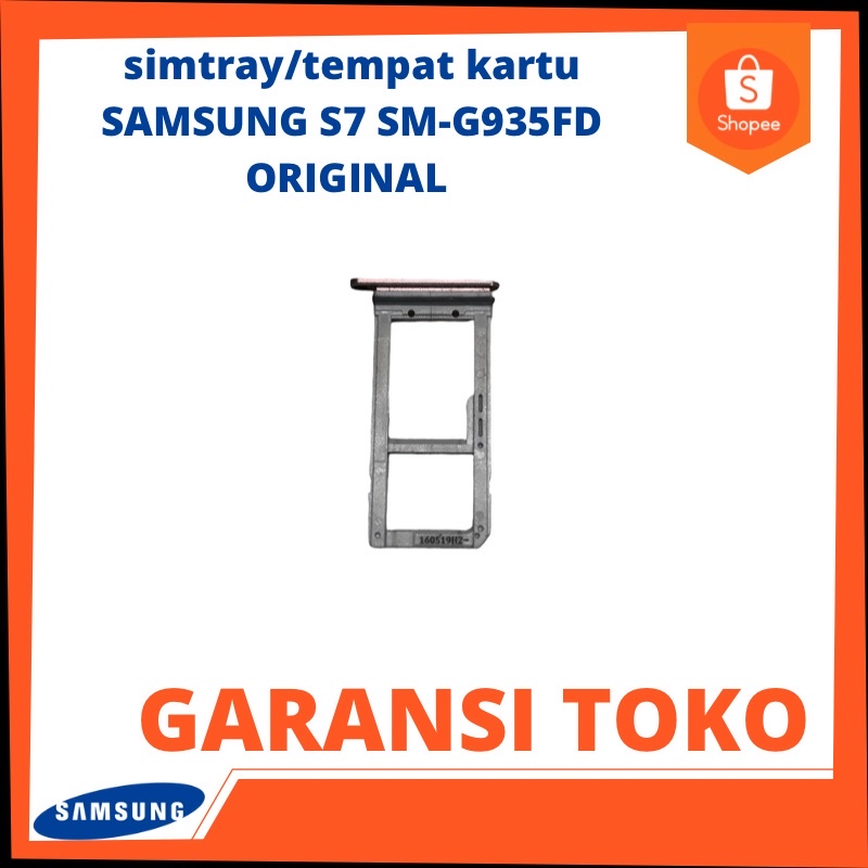 simtray/tempat kartu SAMSUNG S7 SM-G935FD ORIGINAL