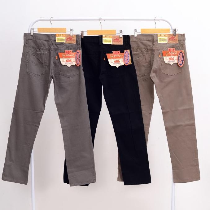 Celana Panjang Kain Pria Standar LEA 606 Original - Celana Kanvas Pria