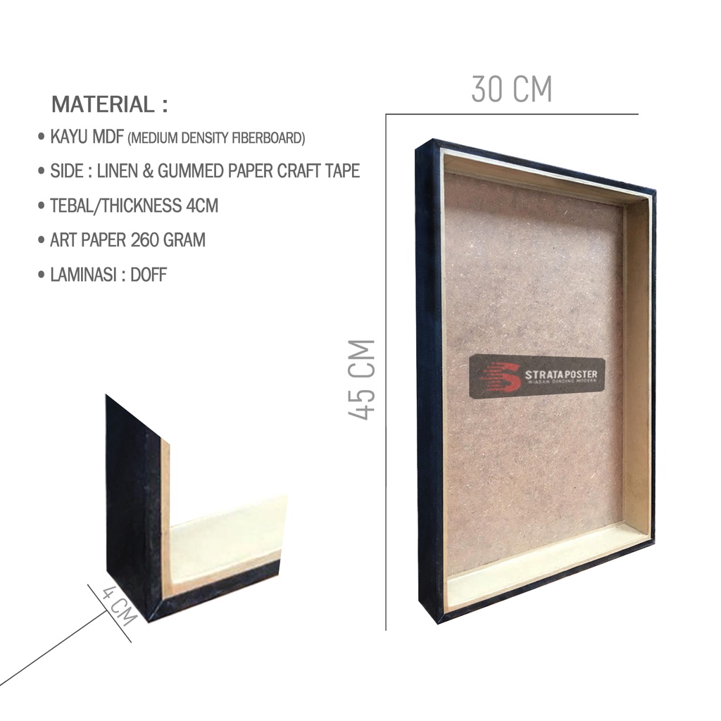 Hiasan dinding Poster motivasi Dekorasi ruangan Wall decor 304503ST