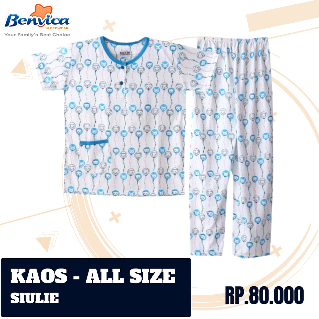 BAJU TIDUR CELANA PANJANG KAOS ALL SIZE ADEM BANYAK MOTIF SIULIE