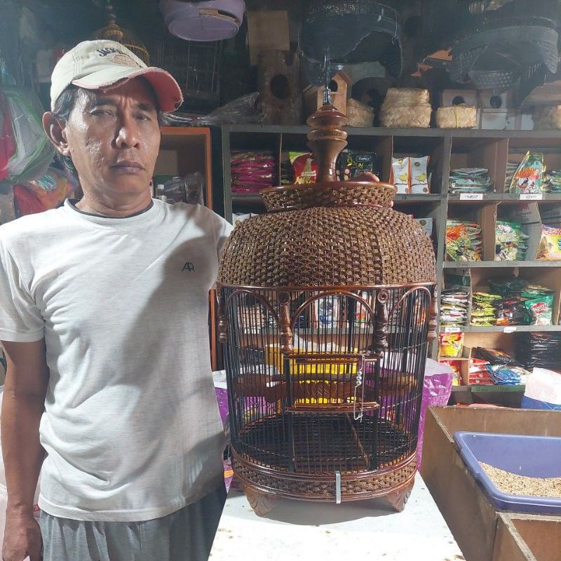 SANGKAR PERKUTUT FINISHING MATARAMAN