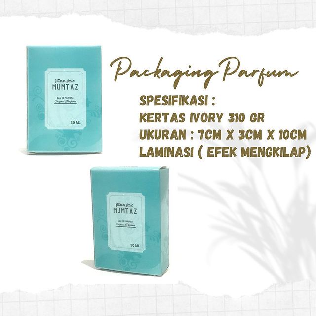 

Dus parfum/kosmetik custom merk sendiri