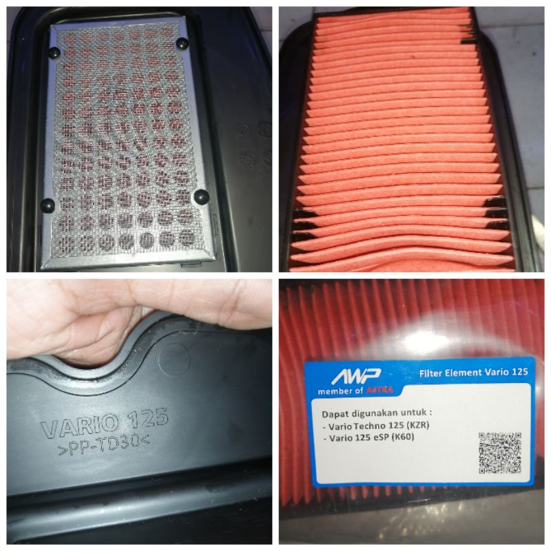 Busa filter udara vario 125 150 esp original astra awp