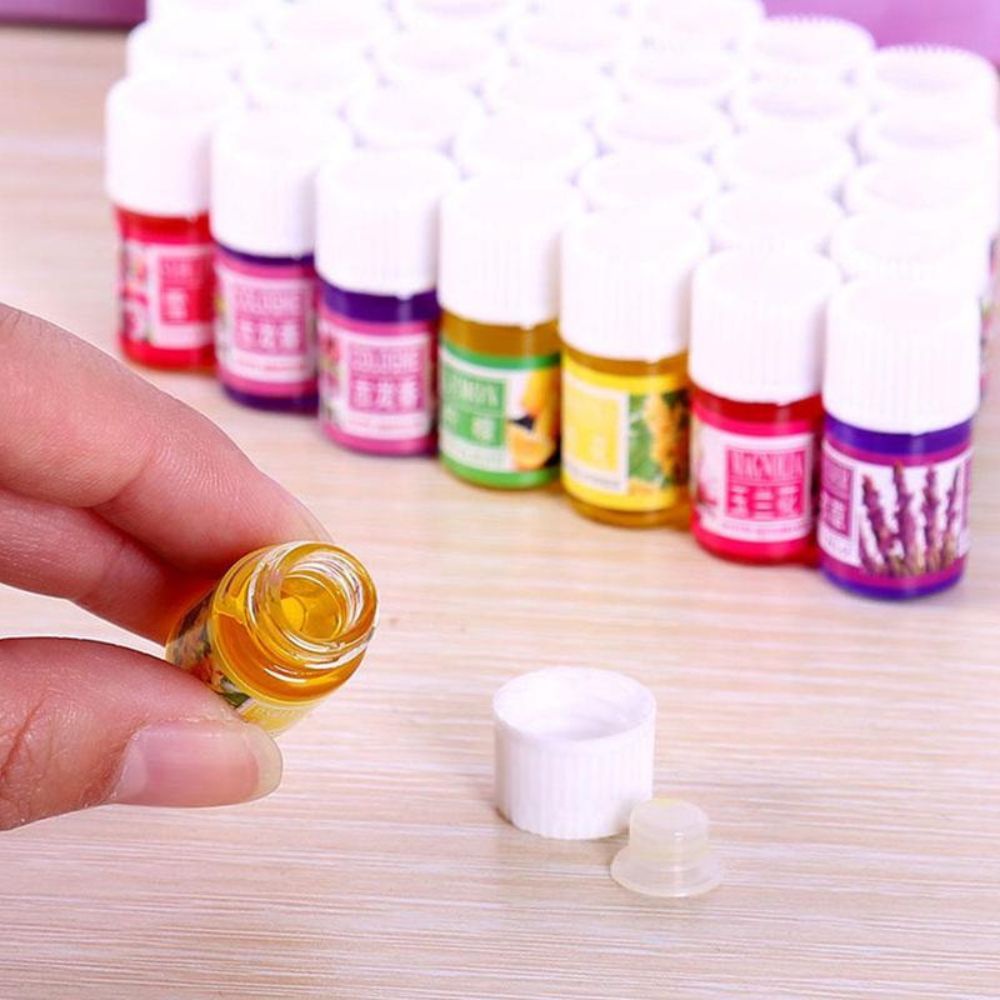 MARKETBIX Pelembab udara Pure Aroma Essential Oil Minyak Aromaterapi Oil Essential 12 in 1 3ml