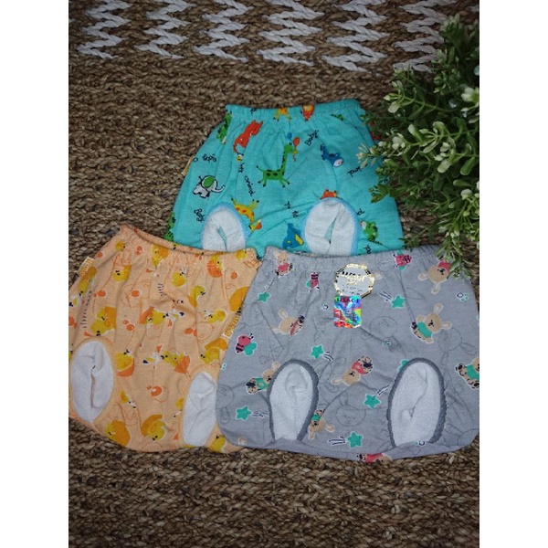3 pc Usagi celana pop NB warna motif