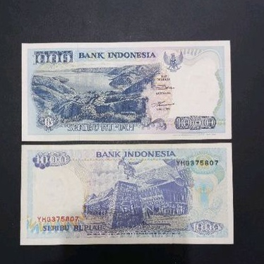Uang Kuno Indonesia 1000 Rupiah Lompat Batu Tahun 1992