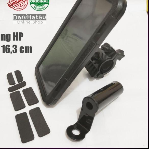 HOLDER HP STANG SPION MOTOR ANTI AIR WATERPROOF NMAX PCX ADV BEAT MIO - HoldStang Spion