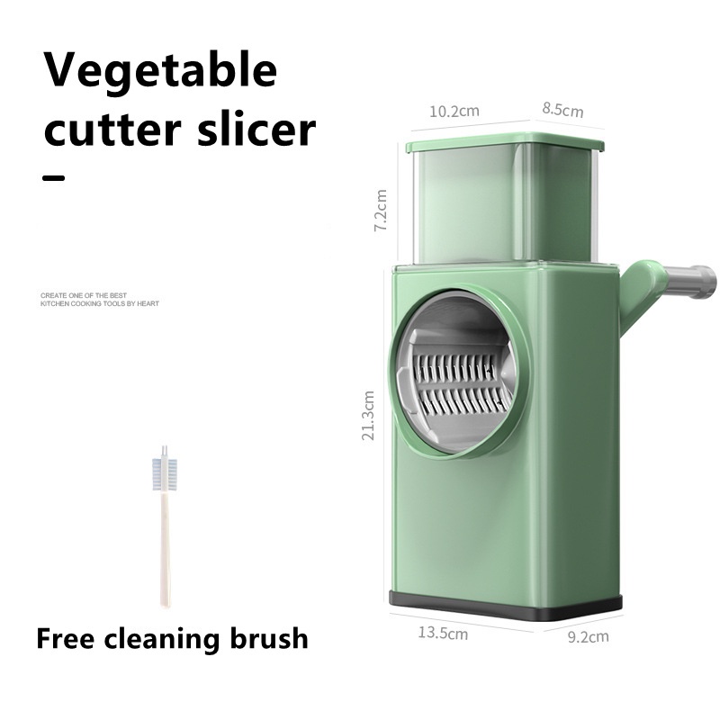 Alat Pemotong Sayuran Dan Buah Multifungsi Parutan Serbaguna Vegetable Slicer Machine Parutan Serbaguna Pemarut 4in1 Pemotong Kentang Parutan Pengiris Sayuran
