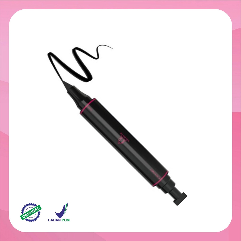 Madame Gie Perfect Liner-Eyeliner+Stamp-2in1 Stamp Eyeliner-3 gr