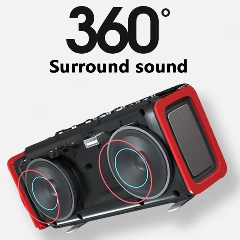 Speaker Bluetooth TG-174 Loudspeaker Nirkabel Desktop Jam Alarm Subwoofer Wireless Super Bass dengan Radio FM