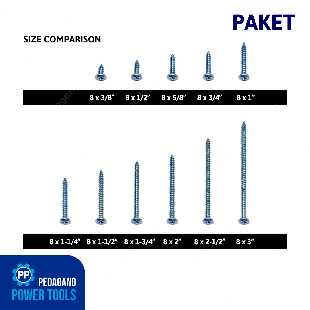 PAKET JP S8 ANGKUR SKRUP 100 PCS LUBANG BETON DINDING BATA RINGAN BAUT