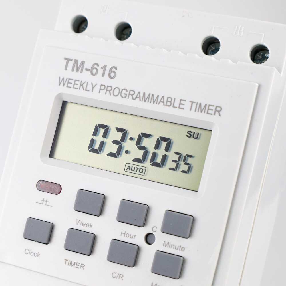 TD - SKT SINOTIMER Power Timer Programmable Time Switch Relay 220 V 30 A TM616W