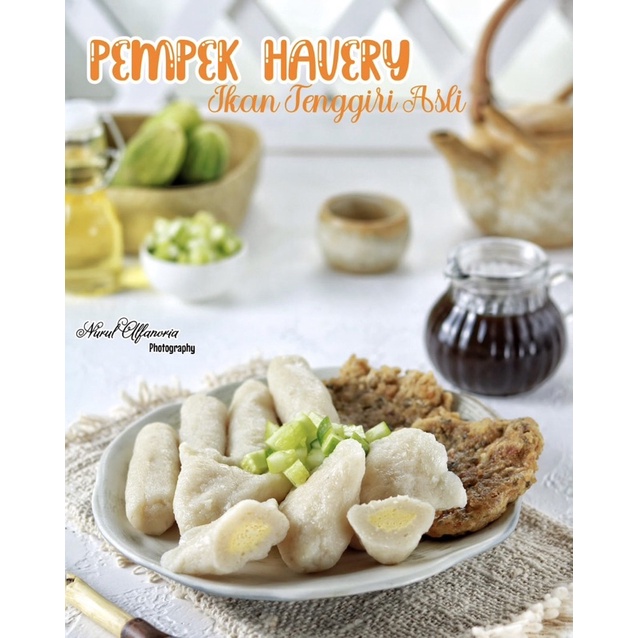 

Pempek Havery Khas Palembang Asli Ikan Tenggiri isi 5 pcs & 10 pcs