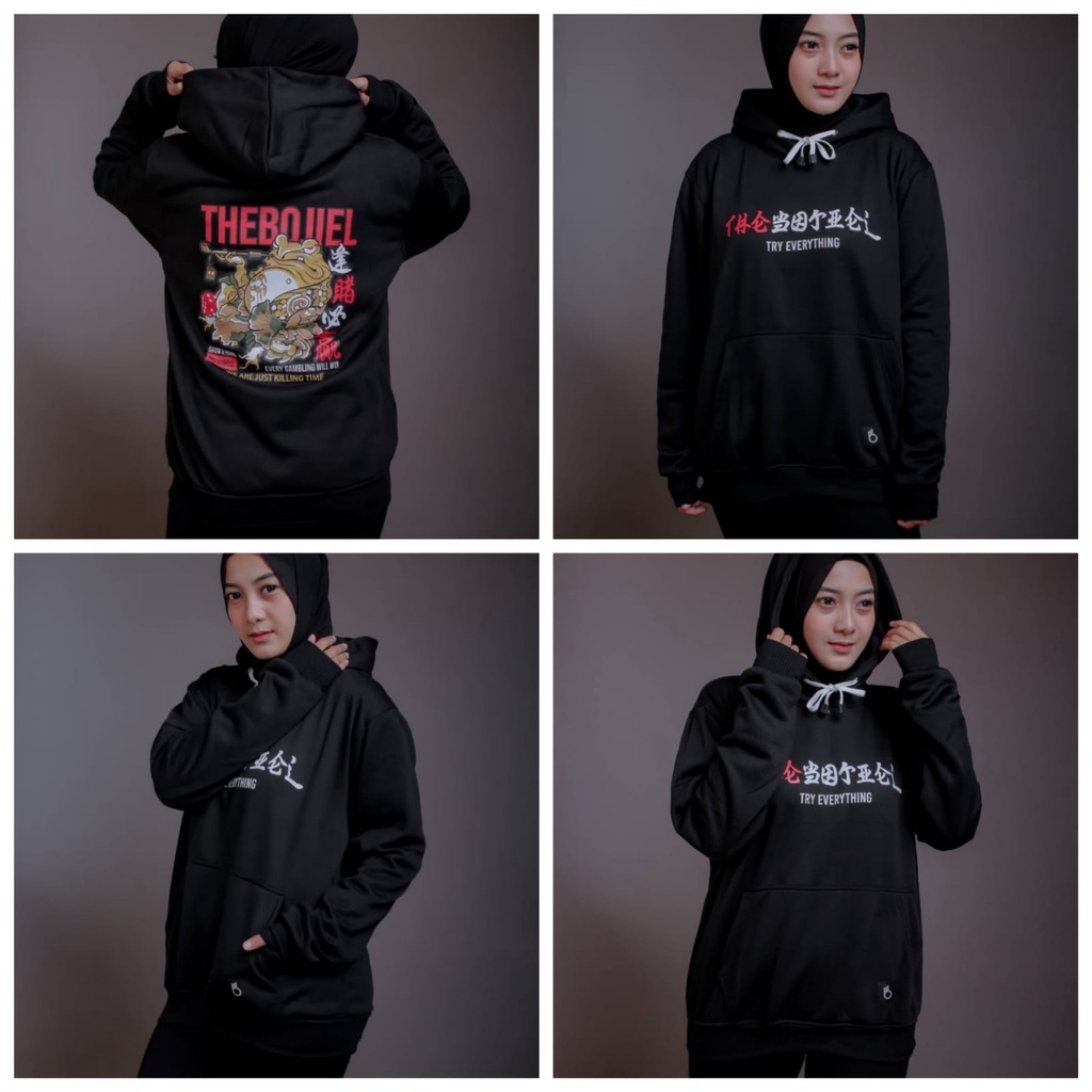 (BISA COD) HOODIE FLEECE PREMIUM THE BOJIEL - HOODIE COUPLE - HOODIE UNISEX - HOODIE DISTRO