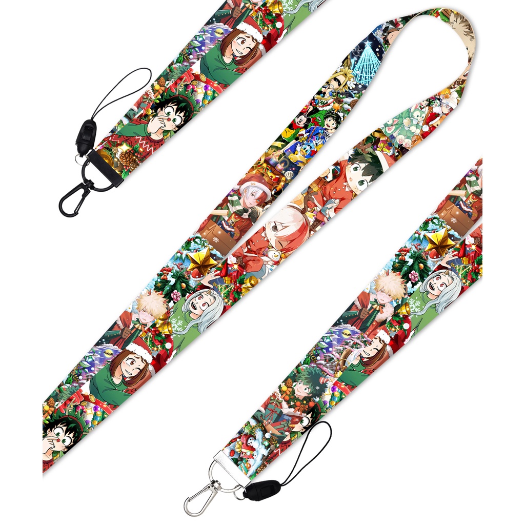 Tali Lanyard Desain My Hero Academia Untuk Natal