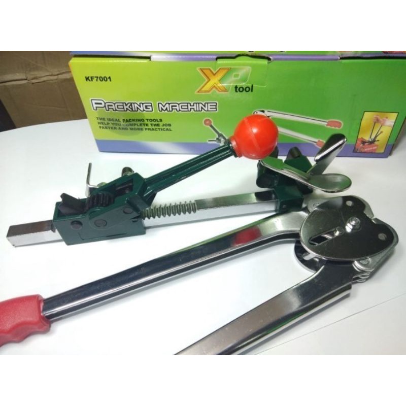 

Alat Packing Kardus Manual PVC Tali Straping Plastik Packing Tool - 3/4