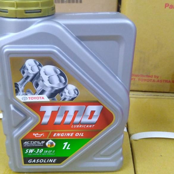 TMO Original Toyota TMO 5W - 30 API SN GF-5 Full Synthetic kemasan 1L