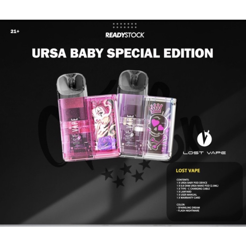 Jual URSA NANO BABY POD KIT SPECIAL EDITION 800mAh AUTHENTIC BY LOST