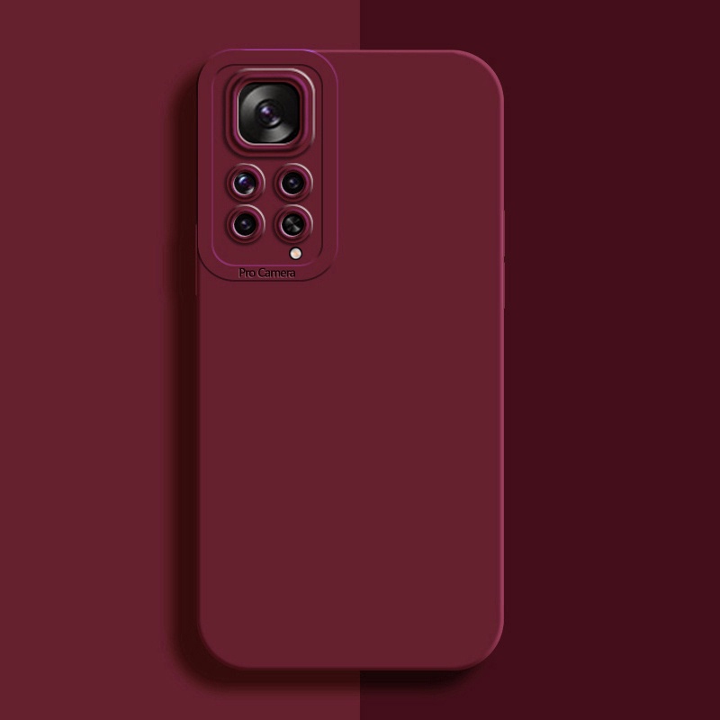 SILIKON CAIR ASLI RESMI CASE XIAOMI REDMI NOTE 11S 10S 9S 11 10 9 8 7 5 PRO 4G 5G COVER TAHAN GUNCANGAN SOFTCASE CASING