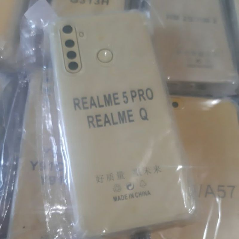 Case Anti Crak Realme 5 pro/Realme Q Transparan