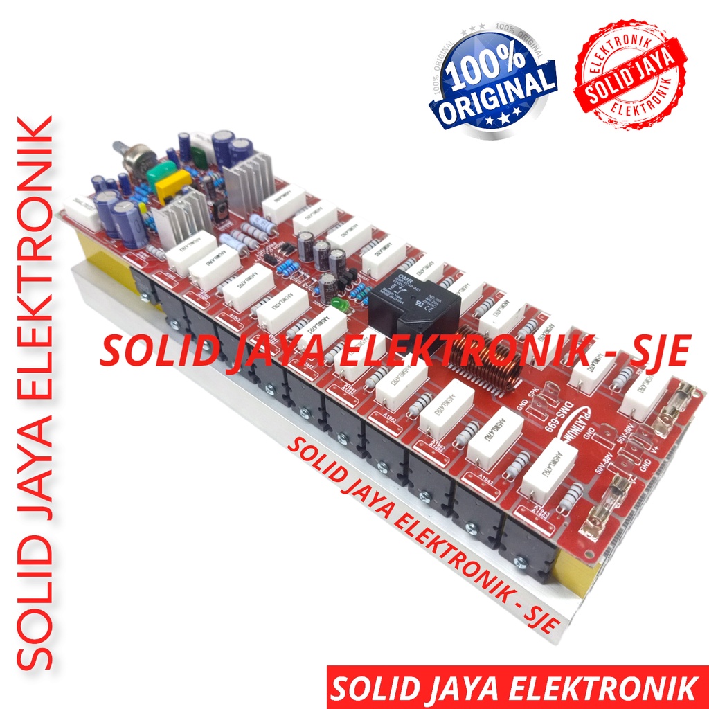 KIT POWER SOCL TEF SYSTEM 1500W DMS699 PLUS TR FINAL TOSHIBA ASLI MONO DMS699 DMS-699 PLUS SPEAKER PROTEKTOR SUPER OCL 1500 WATT W  TR FINAL 10 SET 2SA1949 2SC5200 PROTEK A1949 C5200 PROTECTOR PLATINUM ASLI ORI ORIGINAL