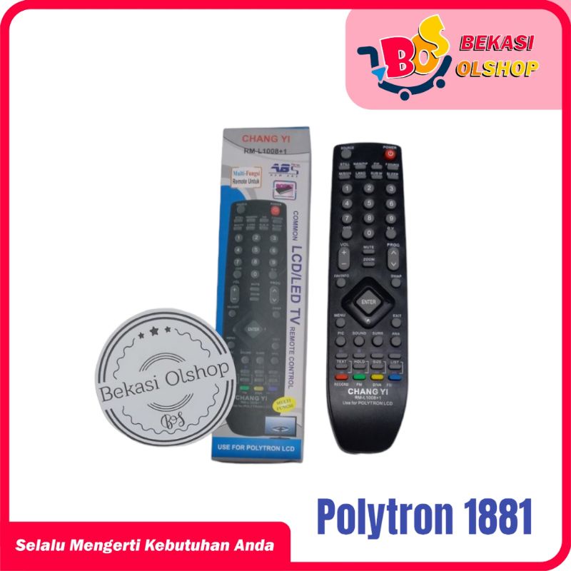 Remote TV Polytron LED-LCD / Remot Polytron RM-1888+1