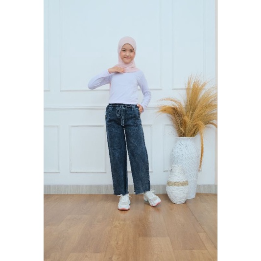 KULOT JEANS ANAK SNOW RAWIS PEREMPUAN 6-15 TAHUN