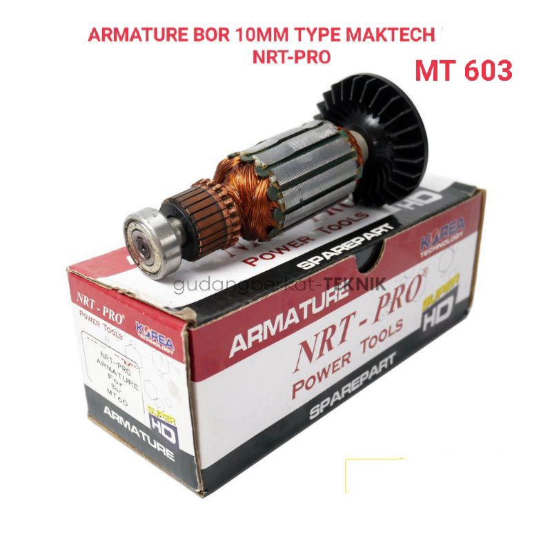 ARMATURE / ANGKER BOR 10MM TYPE MAKTECH MT-603 NRT PRO 100% ORIGINAL