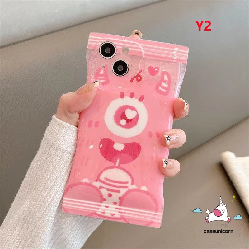 Soft Case Pelindung Motif Kartun Monster Untuk iPhone 7plus 8 7 6 6s Plus 14 11 12 13 Pro Max XR X Xs Max SE 2020