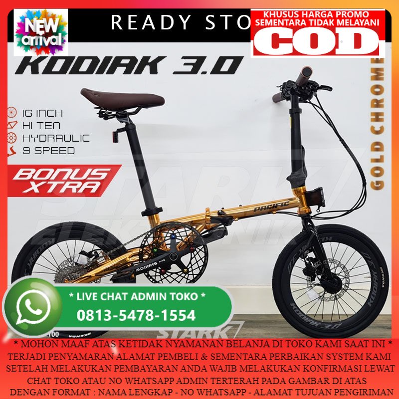 Pacific KODIAK 3.0 Sepeda Lipat Folding Bike