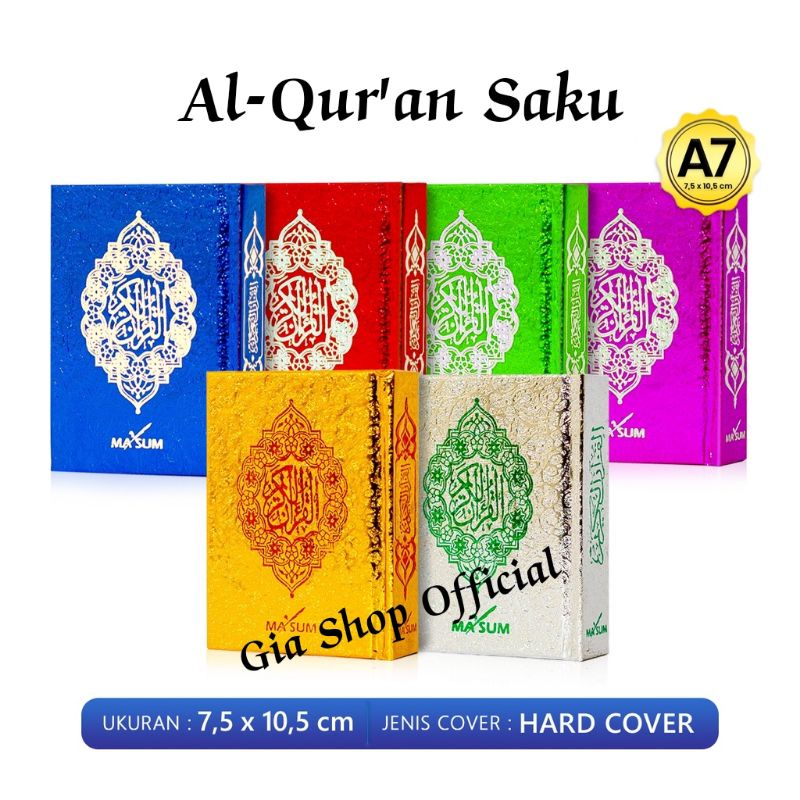 Al Quran kecil hafalan Al quran Saku Non terjemah