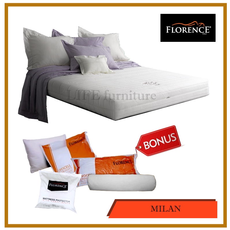 Springbed Matras Kasur Latex Florence Milan