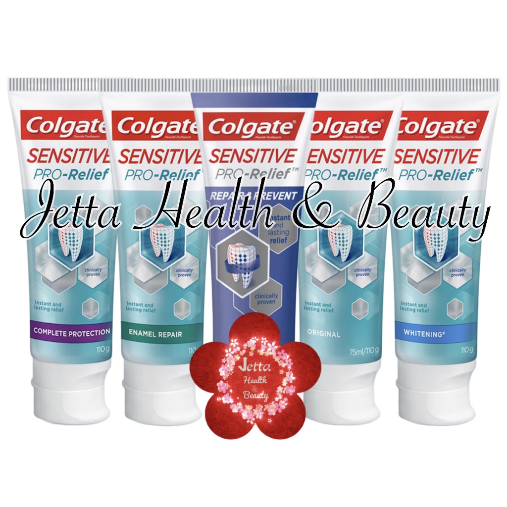Colgate Sensitive Pro Relief Original Whitening Enamel Repair Complete Protection Repair Prevent Too