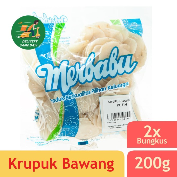 

NEW Merbabu Krupuk Bawang Putih 200g x 2Pcs (Bisa Same Day Delivery)