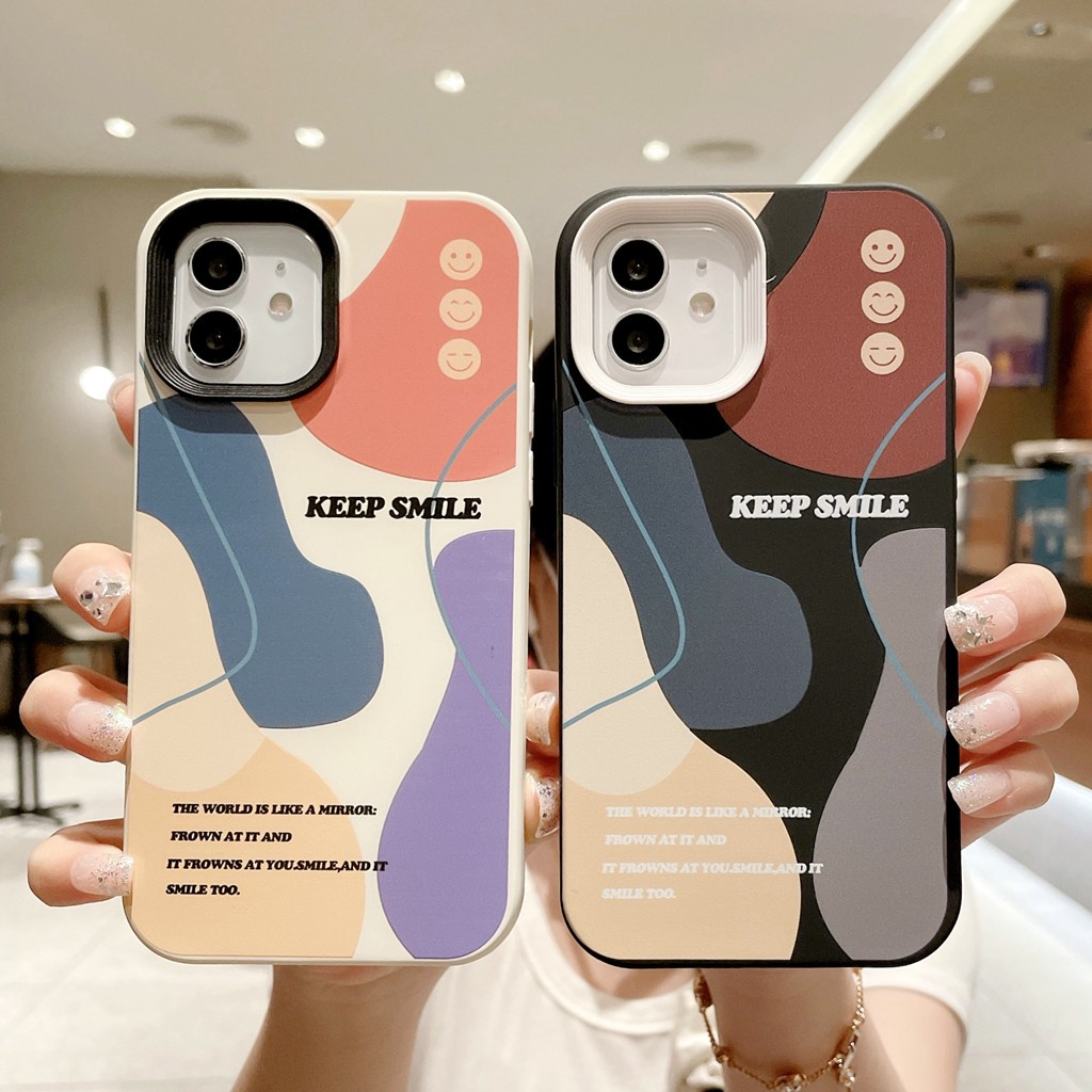 Morandi 3in1 Hard Case Pelindung Lensa Bumper Shockproof Untuk IPhone 6 6s 7 8 + 14 Plus X Xr Xs Max 11 12 13 14 Pro Max 11