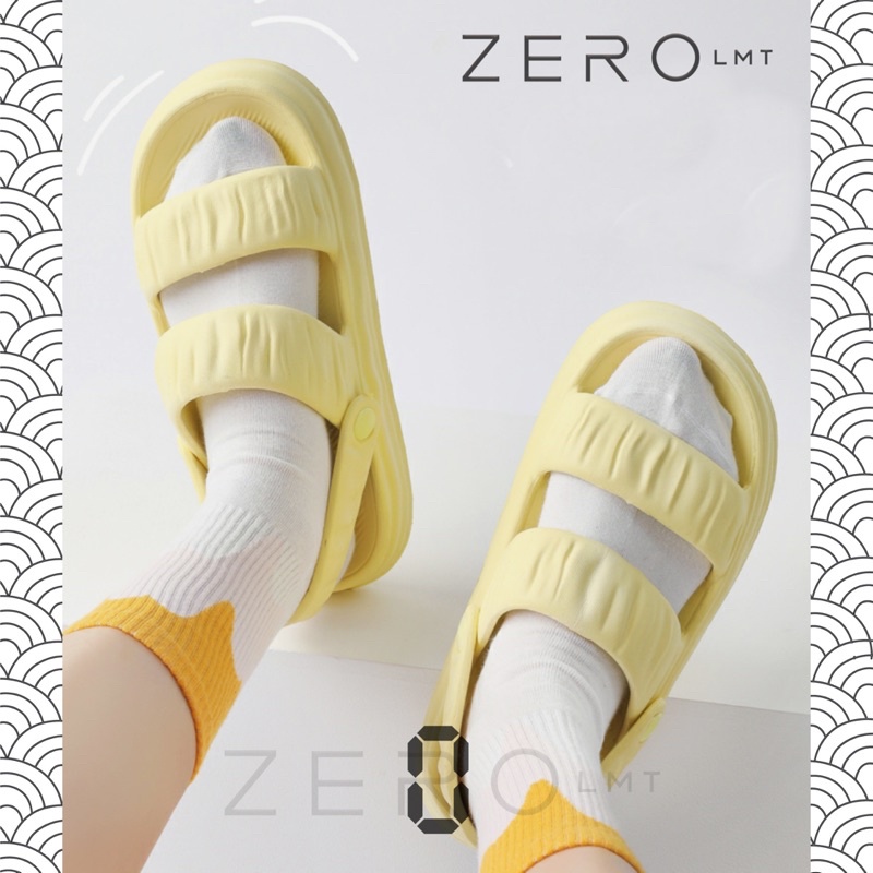 Zerolimit -  Sandal Wanita Casual JISOO Sendal Tali Cewek Terbaru Sandal Slop Wanita Empuk Terbaru