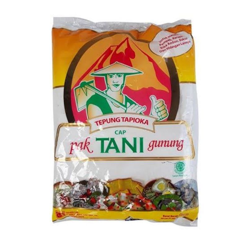 

Tepung Tapioka / Sagu Tani Cap Pak Tani Gunung 500 gr