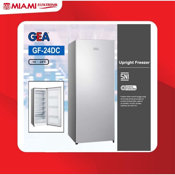 GEA Upright Freezer - GF-24DC