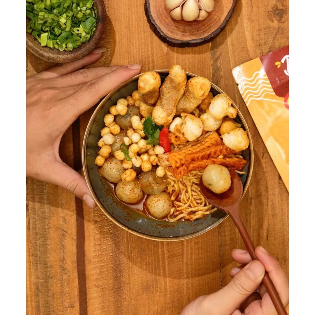 Baso Aci Mie Nyemek Rempah Teh Shanty Extra Gurilem Pedas 200gr