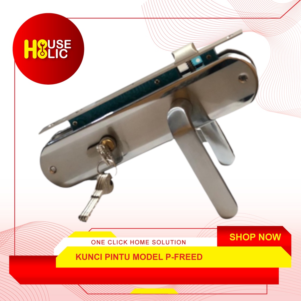 Kunci Pintu Model P-Freed Nb/Np / Handle Pintu / Gagang Tarikan Pintu