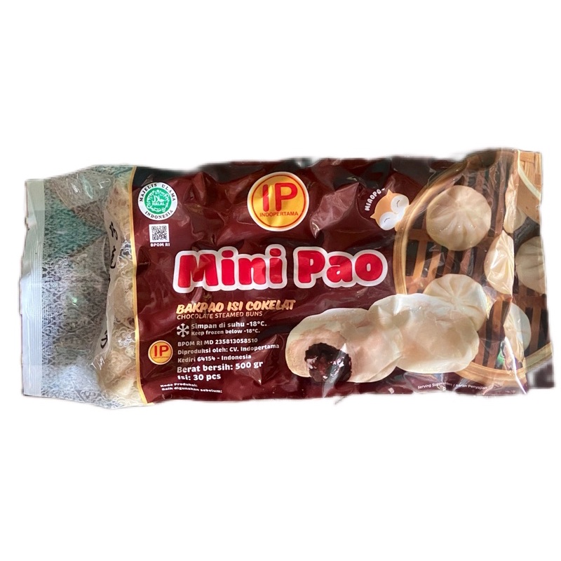 

IP PREMIUM minipao coklat / ayam isi 30s 500gr / bakpao