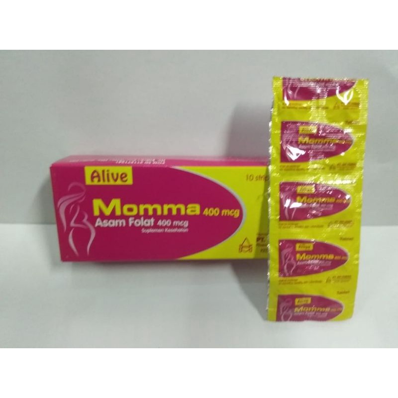 Momma Asam Folat 400mg (Strip)