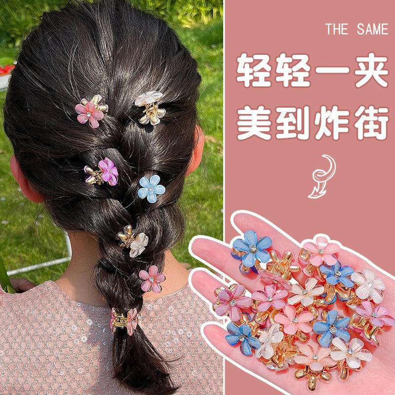 Jepit Rambut Bentuk Bunga Aksen Mutiara Untuk Hadiah