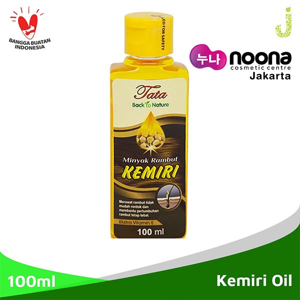 TATA MINYAK RAMBUT KEMIRI WITH EKSTRA VITAMIN E 100ML