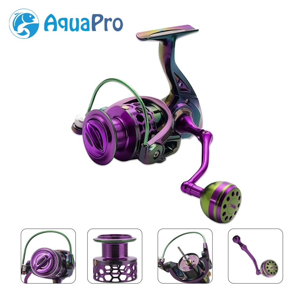 REEL POWER HANDLE SPESIAL COLOUR EDITION REEL PANCING LIZARD FORCE MASTER