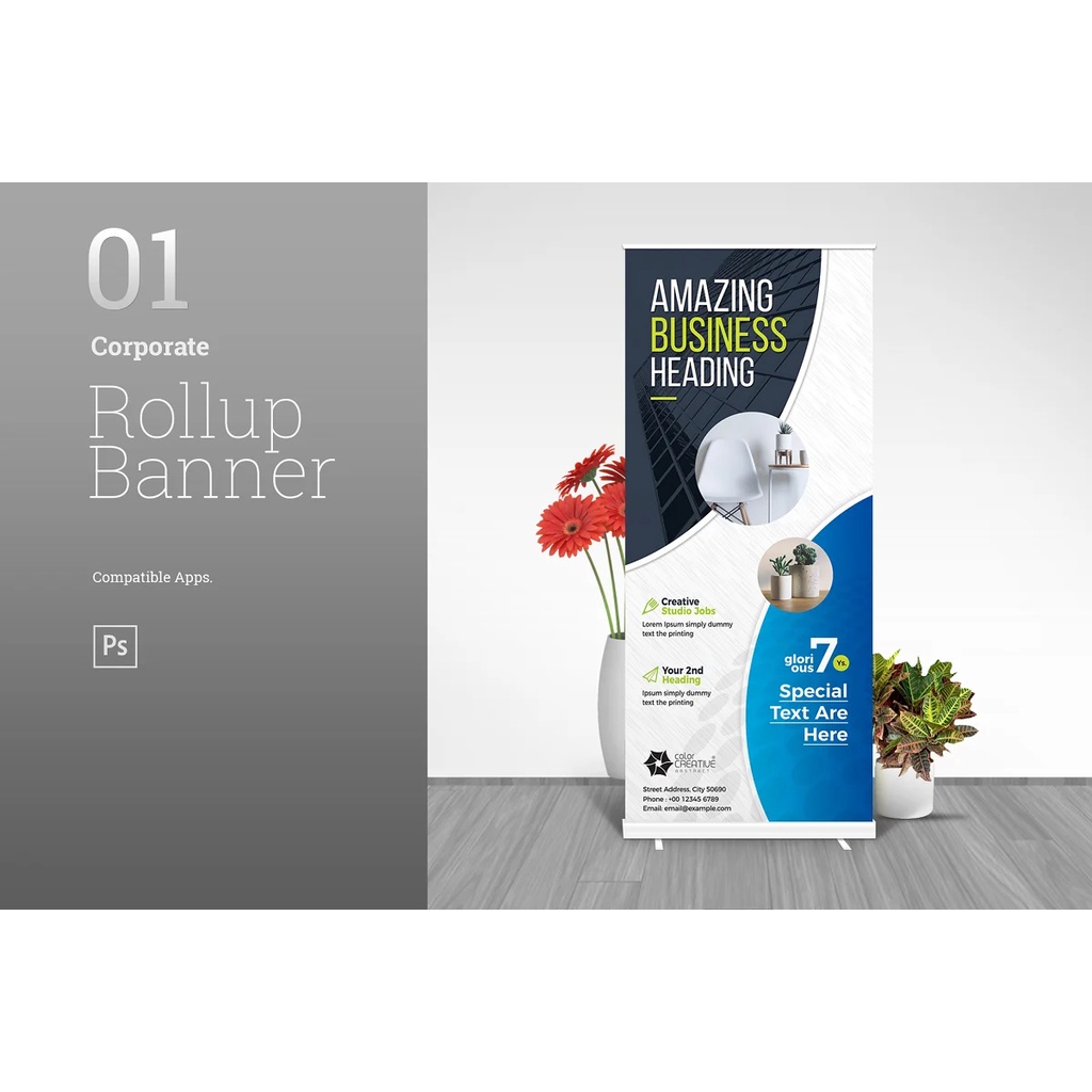 Best Corporate Rollup Banner Bundle