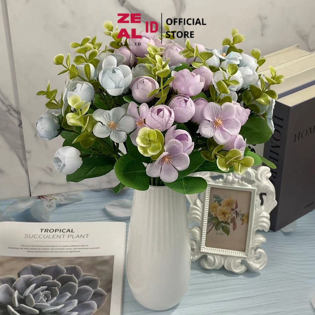 ZEAL-ID - Bouquet bunga BKT 414 YYA  Artifisial Dekorasi Tanaman