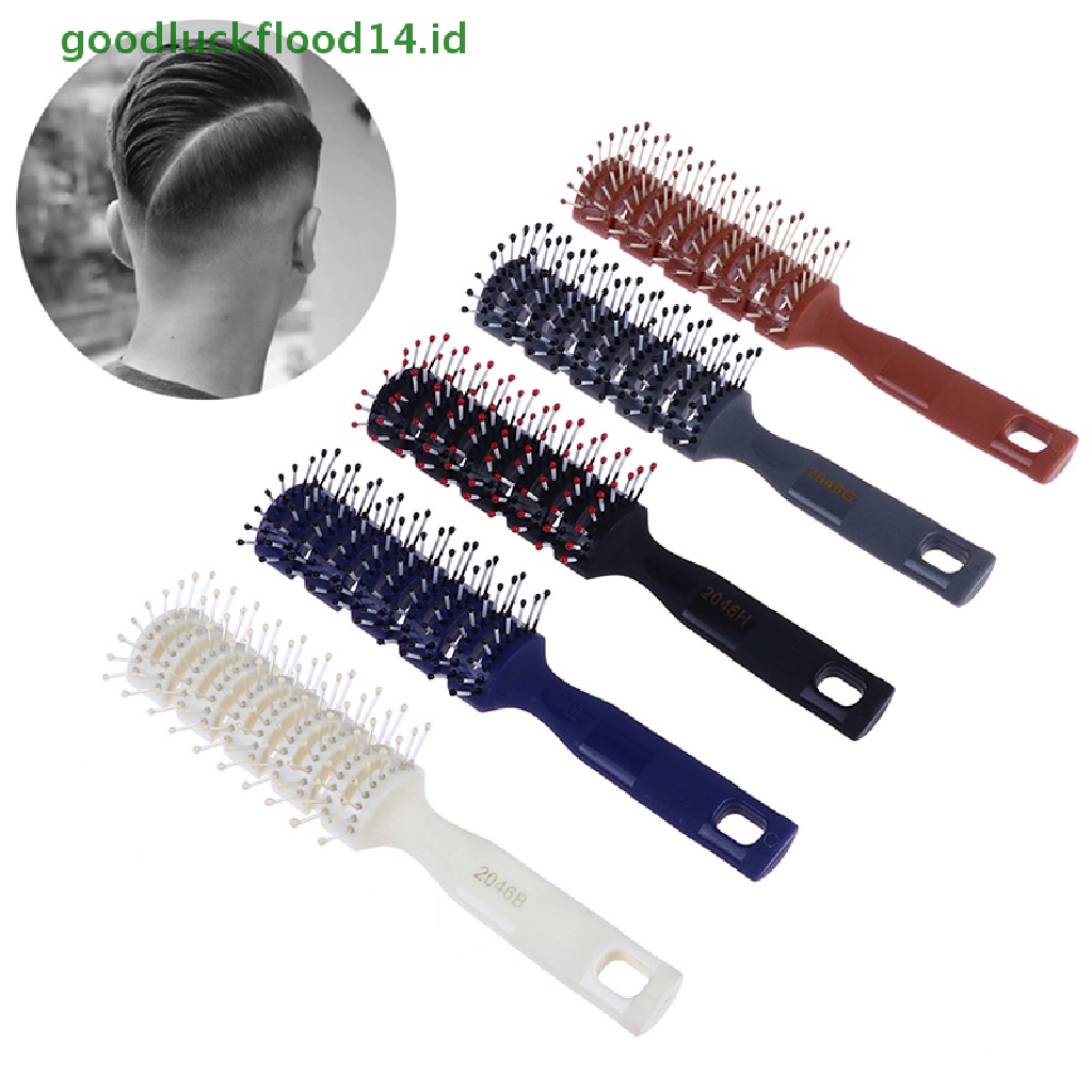 (GOOGFOUR) 1pc Sisir Rambut Pria Bahan Plastik