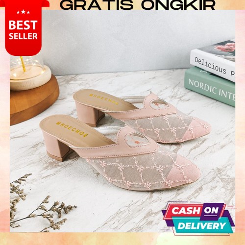 Sendal Pesta Kondangan Haihil Sandal Haihils High Heels Wanita Import Hak Kaca Tali Jelly Premium Po