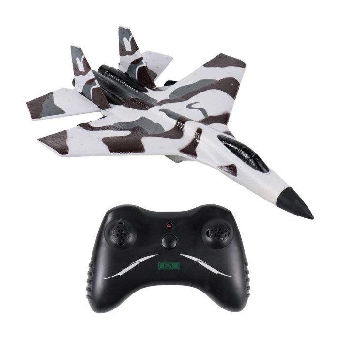 Pesawat Remote Control Glider Airplane Foam 2.4G RC FEI XIONG - FX-820 - Gray